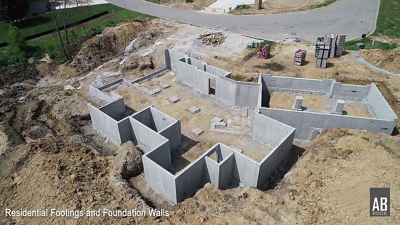 AB ROCK Foundation Walls and Footings